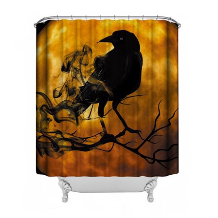 Suihkuverho, Halloween-suihkuverho, Halloween-kylpyhuone