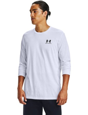Under Armour Ua Sportstyle Left Chest Ls - White - L