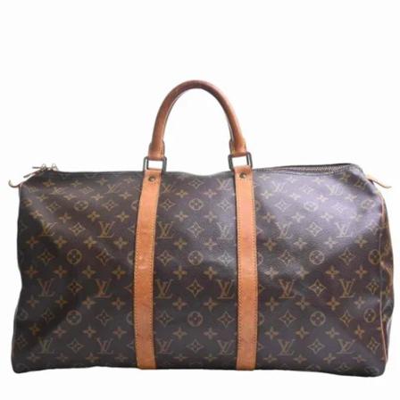 Louis Vuitton Vintage, Pre-owned Canvas travel-bags Bruin, unisex, Maat:ONE Size