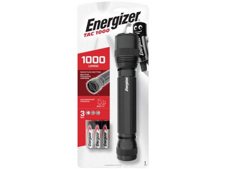 ENERGIZER Ficklampa Tactical 1000 lumen - Lyreco - Skyddsutrustning - Ficklampor pannlampor och arbetsbelysning - Ficklampor