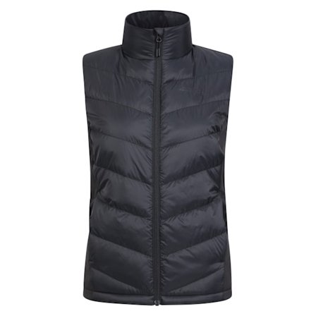 Mountain Warehouse Womens/Ladies Turbine Hybrid Gilet 10 UK Bla