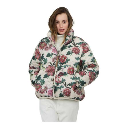 Silvian Heach Oversized bomber Jacka with print vit, Dam, Dam, Storlek: M