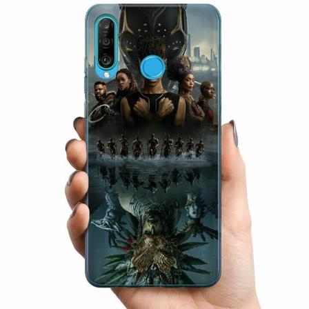 Huawei P30 Lite Tpu Mobilskal Wakanda Forever : Black Panther