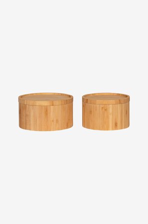 House Nordic - Kjøkken CHEFALU sett med 2 stk. - Beige - Oppbevaringsbokser - Fra Homeroom