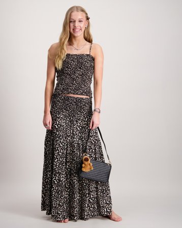 Grunt Jazmi skirt Beige Skjørt Jente - Kids Brand Store