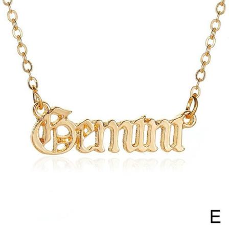 Stjärntecken Horoskop Astrologi Brev Födelsetecken Kedja Halsband X