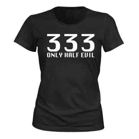 Only Half Evil - T-SHIRT - DAME svart XS
