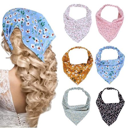 Kukkakuvioinen päänauha, hiuspanta, sifonkihiuspanta, joustava hiuspanta, scrunchies, boho-hiuspanta, söpö