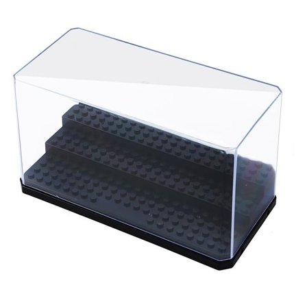 Näyttelylaatikko Lego-figuureille 18 × 9,3 × 8 cm