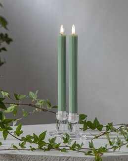 LED-lys Flamme Stripe 2-pak Grøn - Star Trading