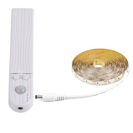 1M 2M 3M Trådlös rörelsesensor LED-list Batteridriven nattlampa under sänglampa för garderobsskåp trappor hall