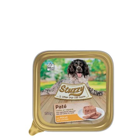 Stuzzy Paté Classico Con Pollo Per Cani Adulti Vaschetta 150g