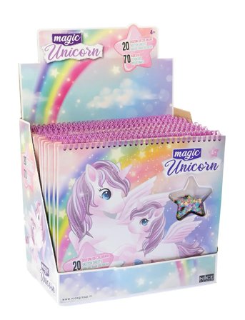 Toyrock Girabrilla Book Magic Unicorn - Pink - ONE SIZE