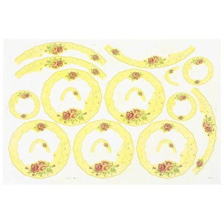 1 Ark Glasyr Underglasyr Papper Porslin Dekalpapper Lera Transferpapper Dekal