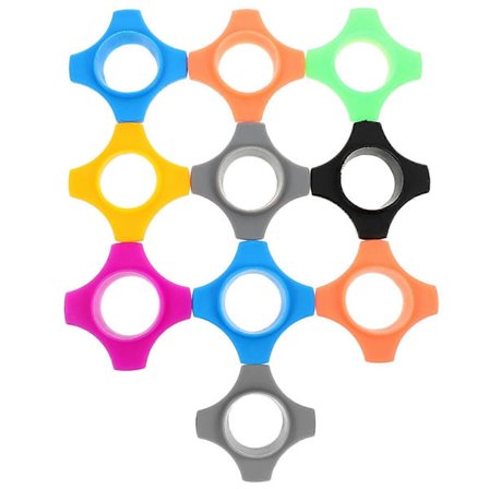 10 stk. Silikone Mikrofon Anti-rulle Ringe Trådløs Mikrofon Anti-slip Ærme til KTV