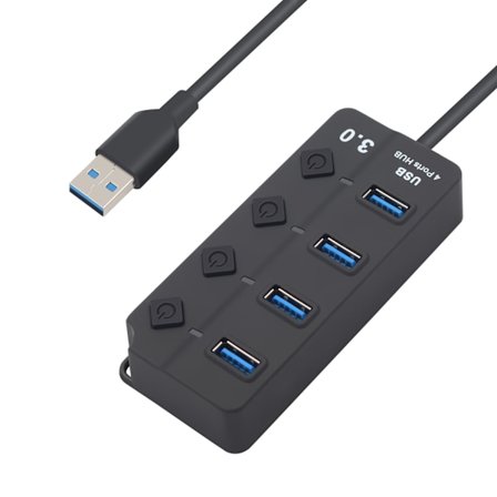 Mordely 4/7 port USB 3.0 Hub hög hastighet