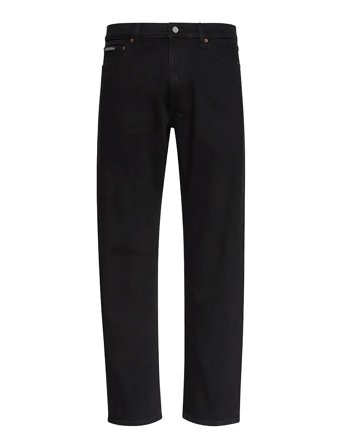 Slim Straight Jaguar Black Jean Black Calvin Klein