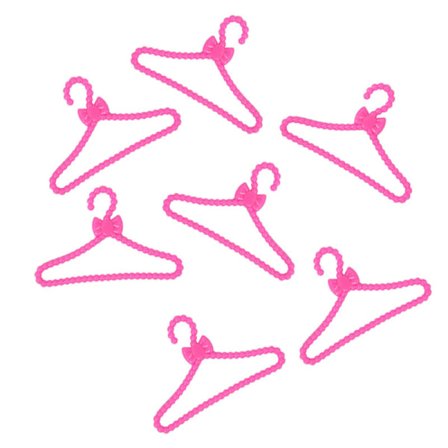 Dukketøj Bøjler, Plastik Bøjler, Dukke Tilbehør, Passer Til 30cm