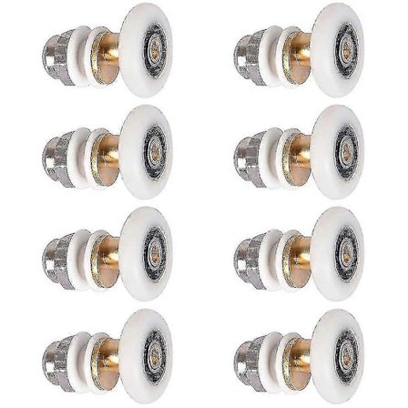 Dusj Dør - Rulle Hjul For Dusj Dør Skyve Ruller Dør Rulle Erstatning Hjul 8stk 20/23/25/27mm