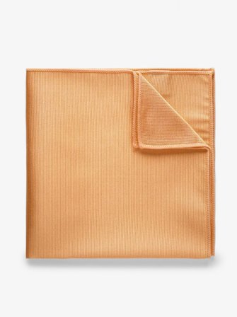 John Henric Men's Aprikosen Einstecktuch Size Onesize