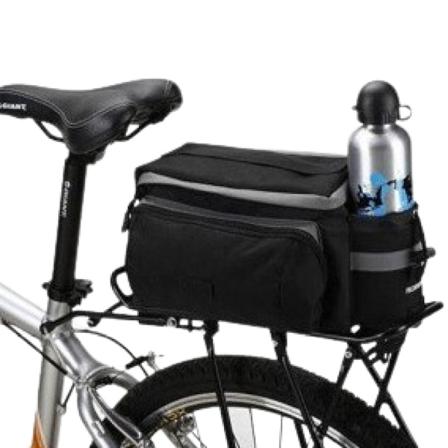 Eyein polkupyörän tavarateline laukku, 12L vedenpitävä ja heijastava, matkatavaratelineeseen, 3-in-1 Sopii polkupyörälaukuksi, olkalaukuksi ja 