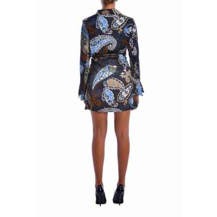 ViCOLO, Short Dresses Blauw, Dames, Maat:M