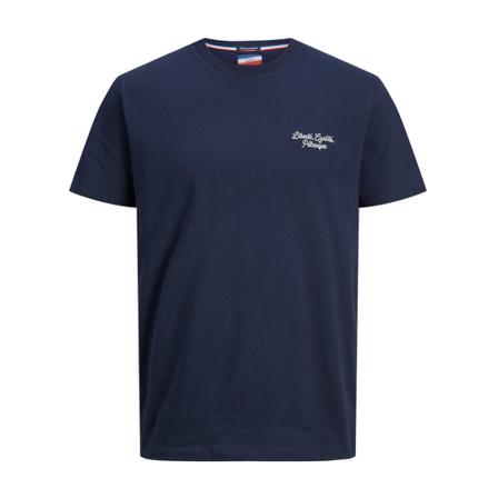 Jack & Jones, T-shirt Jorpandolfi Lbss 22 Niebieski, Mężczyzna, Rozmiar: L