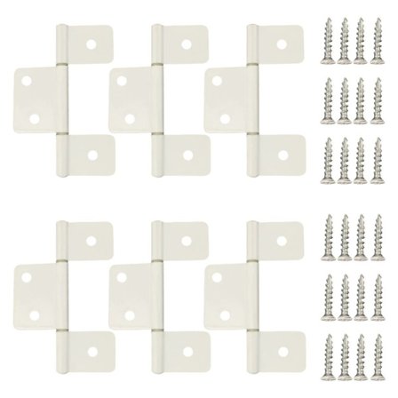 6 kpl Kolmilehtinen saranan oven saranat Bifold saranat