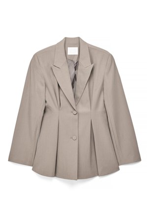 NA-KD - Oversized blazer med passform i livet - Figursydd blazer - Brun - EU 38