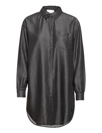 Mwshade Long Shirt Black My Essential Wardrobe