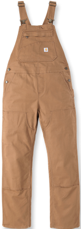 Carhartt Workwear Carhartt W's Ashland Loose Fit Denim Bib Overal Carhartt Brown