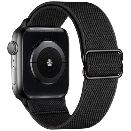 Joustava nailonhihna, yhteensopiva Apple Watch -rannekkeen kanssa 42mm 44mm 45mm