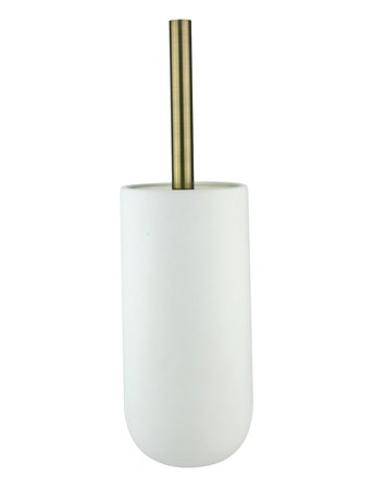 Mette Ditmer Lotus Toilet Brush - White - 10X10X21CM