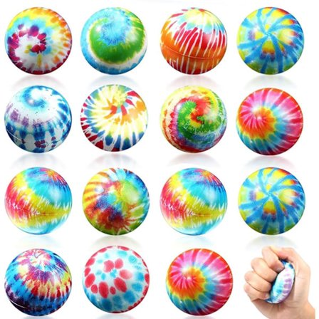 15 stk. Mini Sportsbolde, 6,3 cm Anti-Stressbold, Små Stressbolde, Mini Skum Stressbolde (Tilfældigt Udseende)