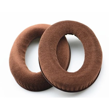 Öronkuddar till Sennheiser HD515, HD555, HD595 och HD598 i flanell - Brun