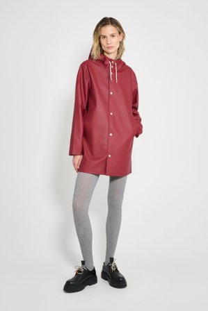 Stockholm Raincoat Burgundy