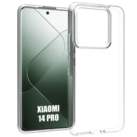 Fodral till Xiaomi 14 Pro - Transparent Anti-Slip Ultra Slim Stötsäkert Anti-Scratch Skydd