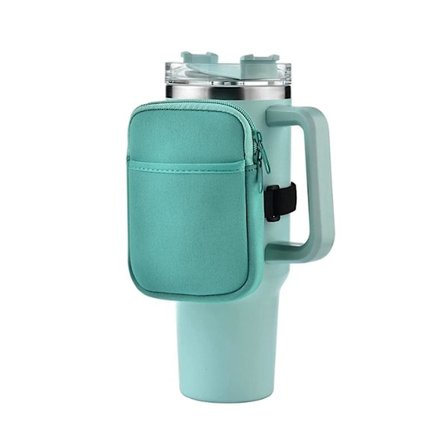 Vattenkoppset Enkel Mode Vakuumflaska Set Vattentät Bärbar Iskoppset Elastisk Slinga