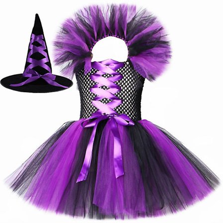 Tyttöjen Tutu-noitapuku, Halloween-karnevaalipukujuhliin