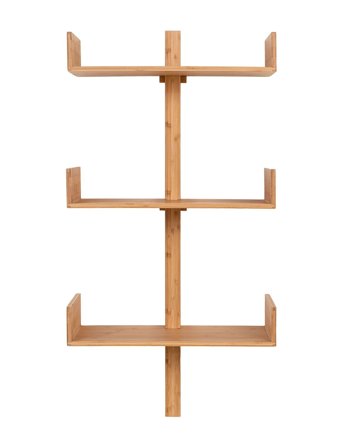 House Nordic Mivi - Wall Shelf, Bamboo, Natural 50X102 Cm - ONE SIZE