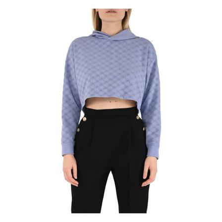 Elisabetta Franchi - Hoodies - Lila - Dam - Storlek: L, Dam, Storlek: L
