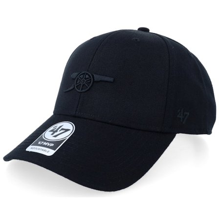 47 Brand - Negro adjustable Gorra - Arsenal Mvp Black Adjustable @ Hatstore