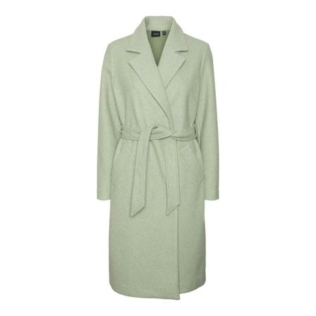 Vero Moda, Belted Coats Groen, Dames, Maat:L