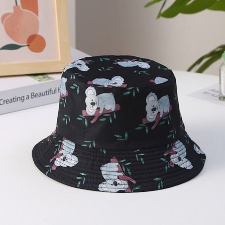 Sommar Bucket Hat Cap SVART