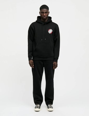 Mads Nørgaard Standard Spiral Hoodie Sweat - Black - L