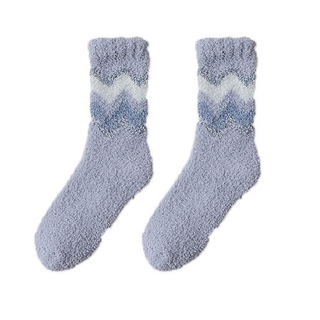 Varma strumpor för postpartum, varma socker för golvvärme i ull