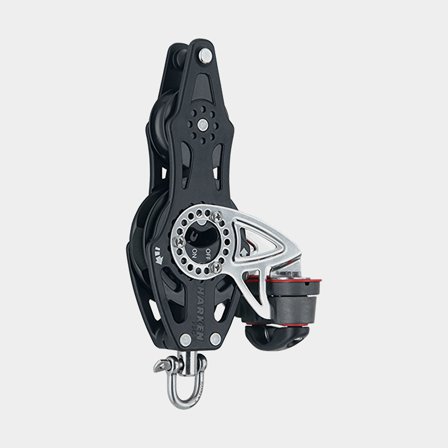 Harken 75mm Fiddle Ratchet Block - Swivel, Becket, Cam Cleat (2697)