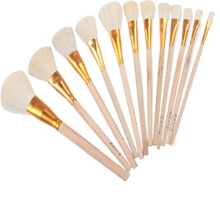 Gold Leaf Paint Pensel Forgyldningspensel Guld Paint Pensel