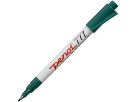 PENOL Märkpenna 777 permanent 1mm grön - Lyreco - Kontorsmaterial - Pennor - Märkpennor - Rund spets