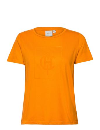 Ihkennedy Ss2 T-shirts & Tops Short-sleeved Orange ICHI